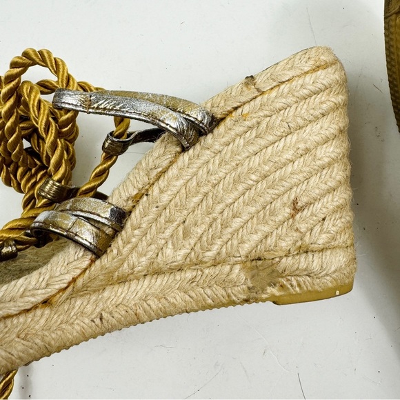 Tory Burch gladiator wedge espadrilles sandals - Picture 3 of 8